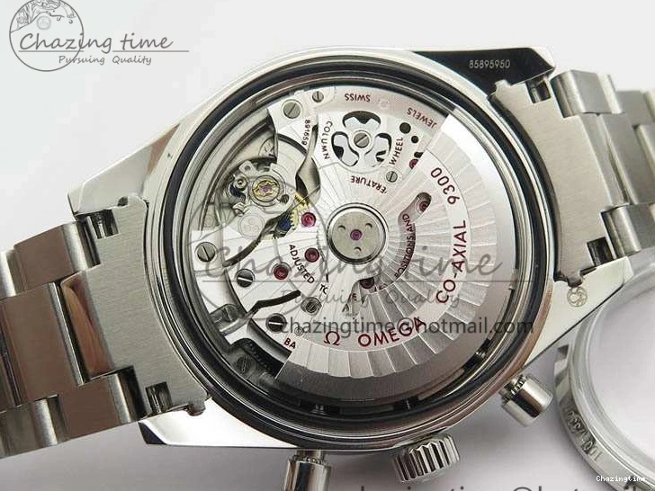 0506 Speedmaster ’57 Co-Axial OMF 1:1 Best Edition Blue Dial White Markers On SS Bracelet A Sustainable 8145